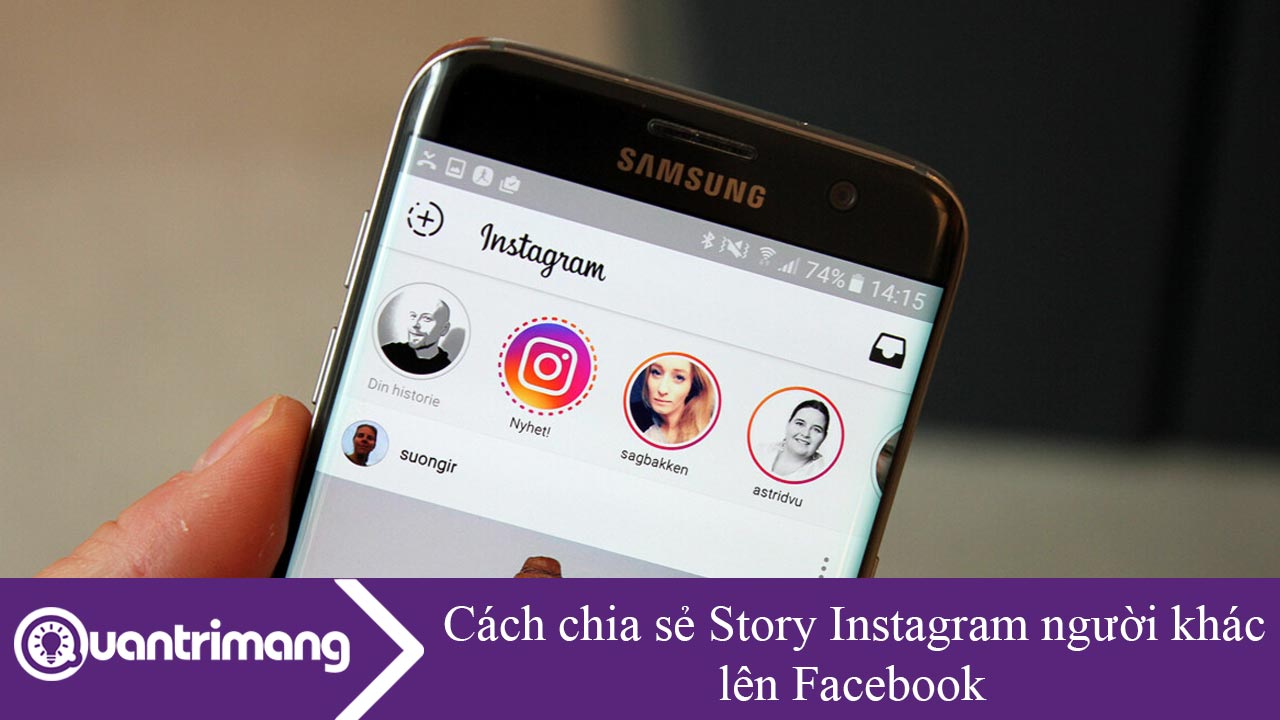 Cách chia sẻ Story Instagram người khác lên Facebook