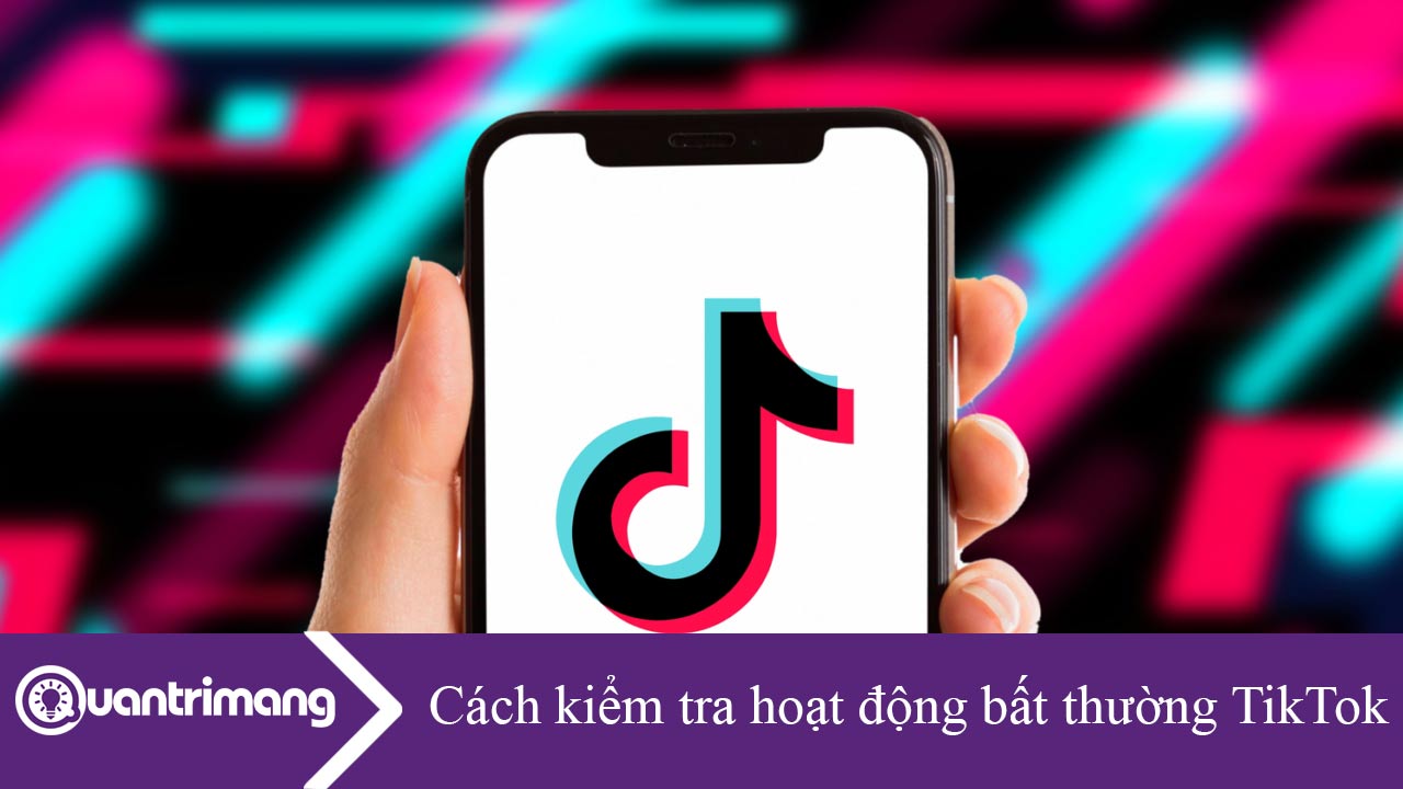 Cách kiểm tra hoạt động bất thường TikTok