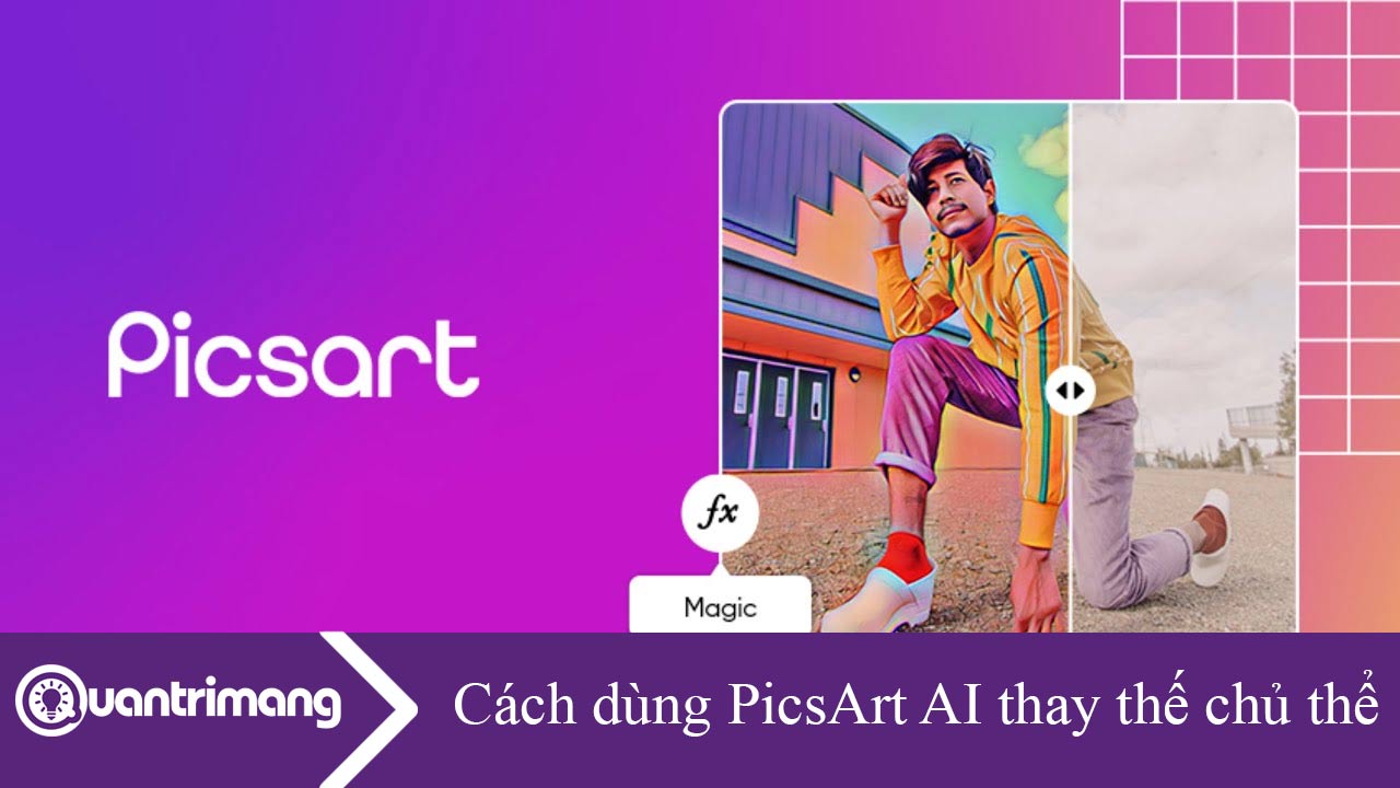 Cách dùng PicsArt AI thay thế chủ thể bằng vật thể khác