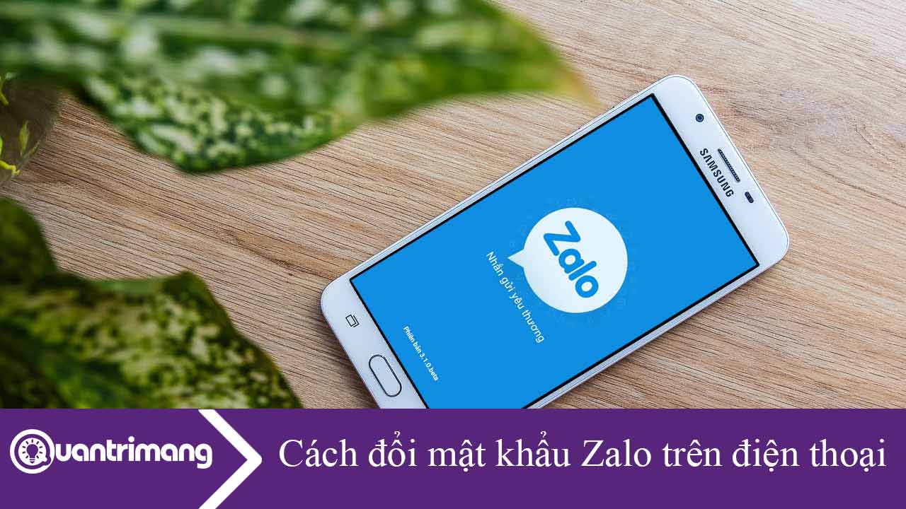 Cách đổi mật khẩu Zalo trên điện thoại