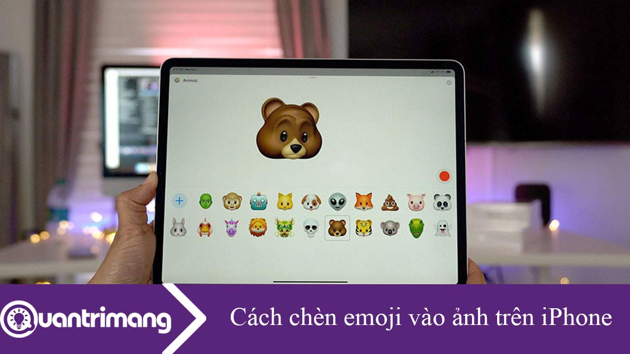Cách chèn emoji vào ảnh trên iPhone