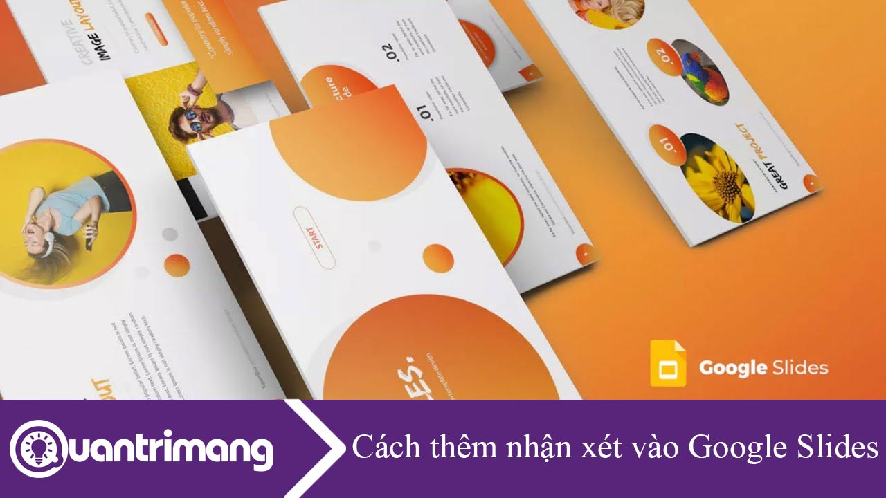 Cách thêm nhận xét vào Google Slides