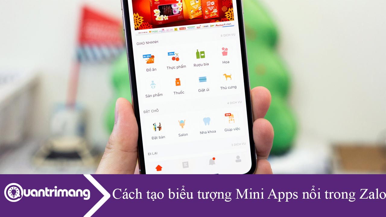 Cách tạo biểu tượng Mini Apps nổi trong Zalo