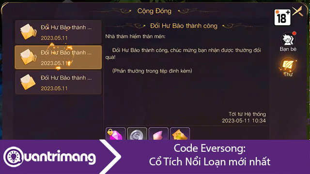 Code Eversong Cổ Tích Nổi Loạn mới nhất