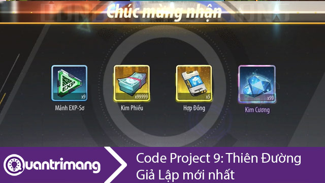 Cách nhập code game Project 9 trong 2023