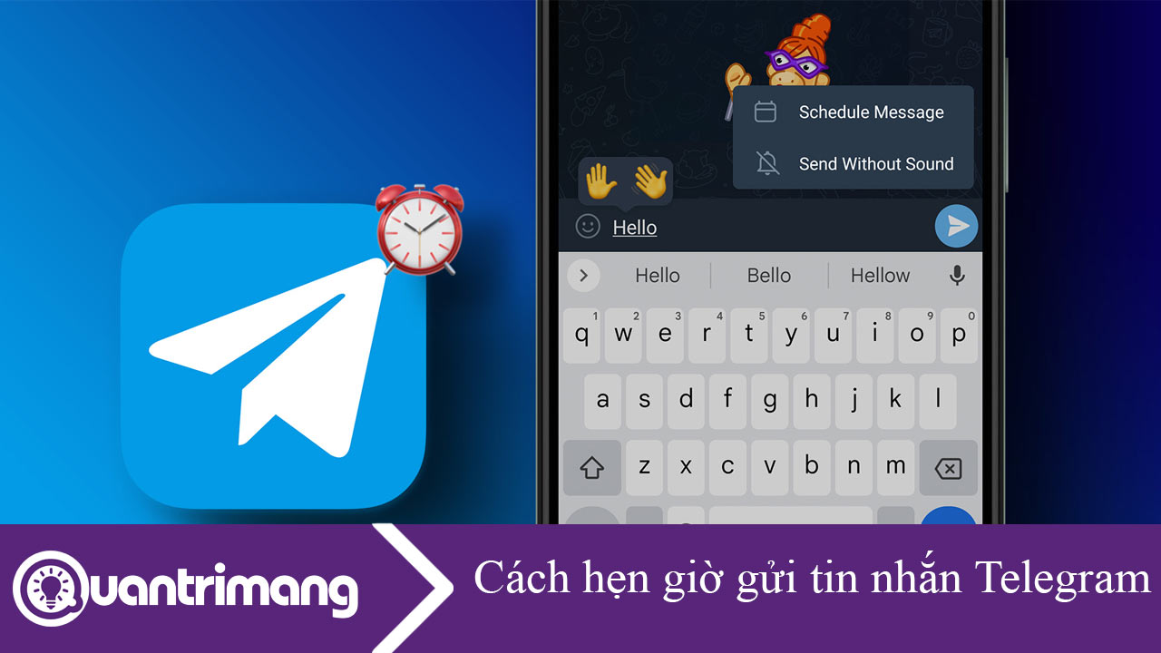 Cách hẹn giờ gửi tin nhắn Telegram