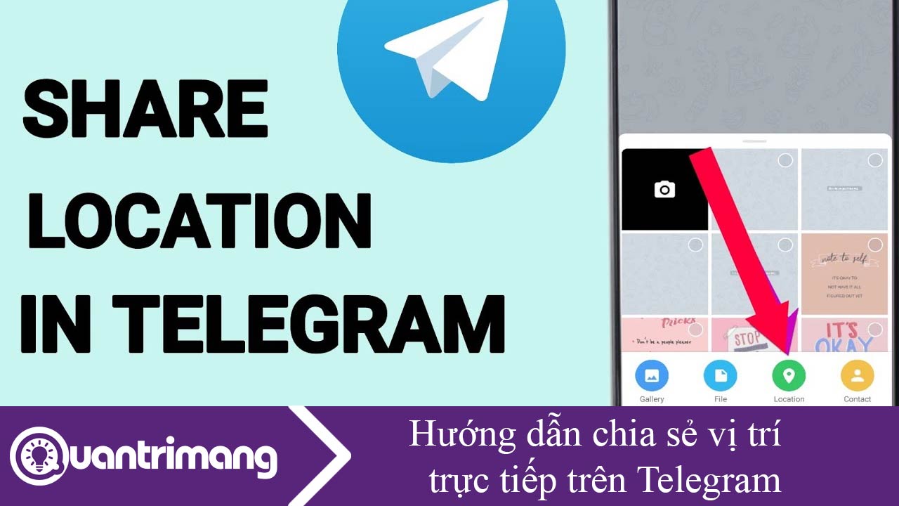 Hướng dẫn chia sẻ vị trí trực tiếp trên Telegram