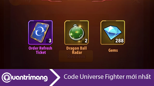 Code Universe Fighters: Final Clash mới nhất và cách nhập code