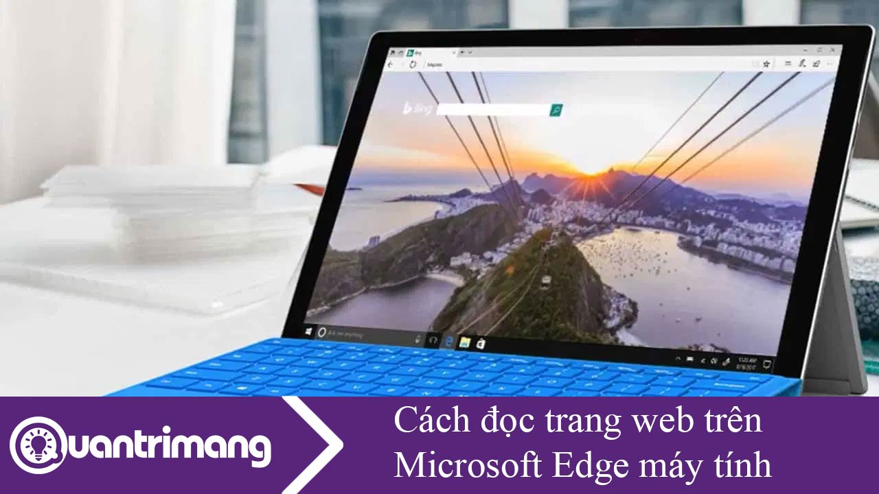 Cách đọc trang web Microsoft Edge trên PC