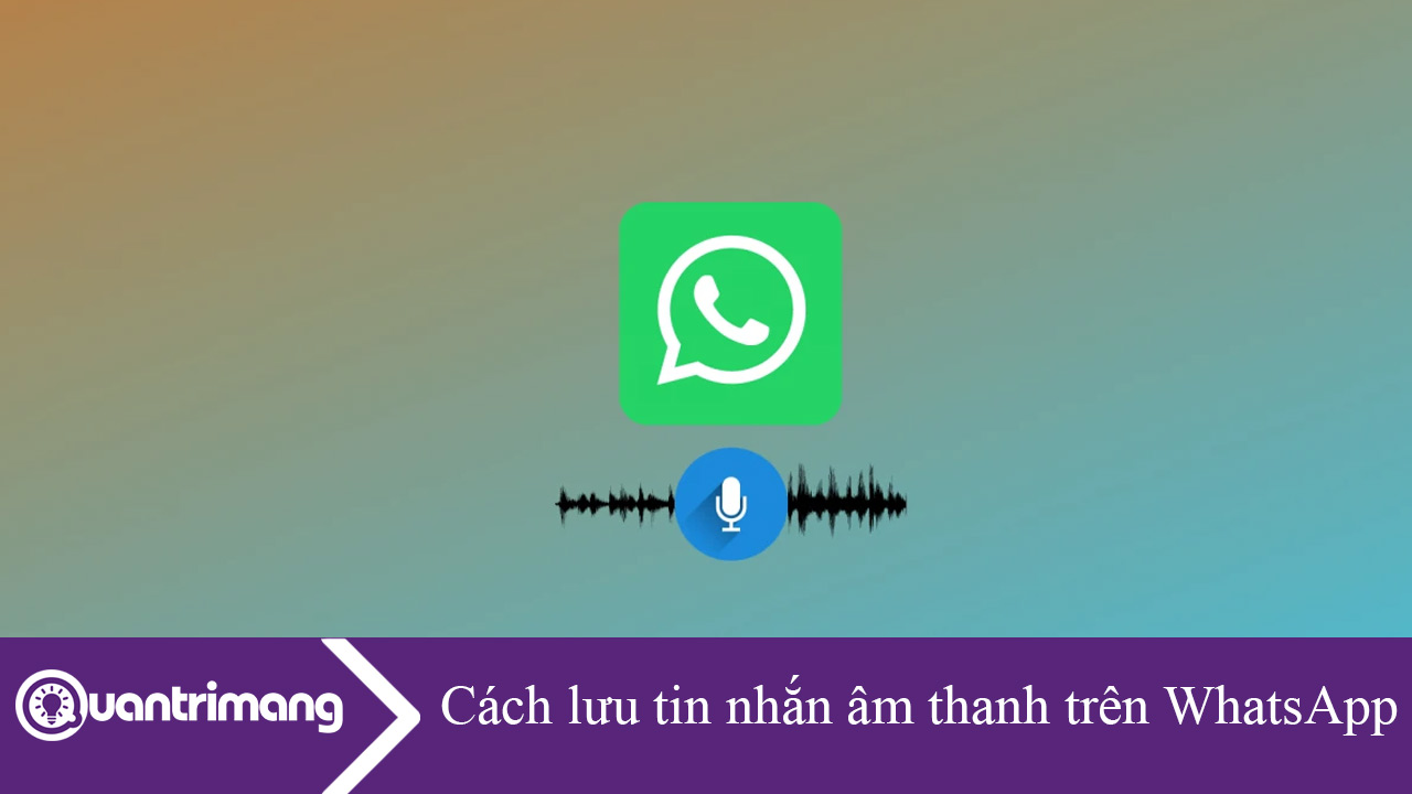 Cách lưu tin nhắn âm thanh trên WhatsApp