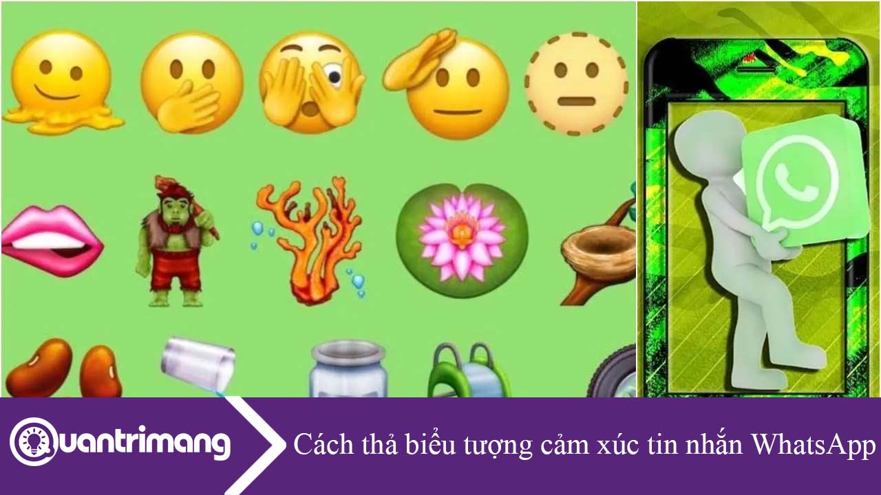 Cách thả biểu tượng cảm xúc tin nhắn WhatsApp