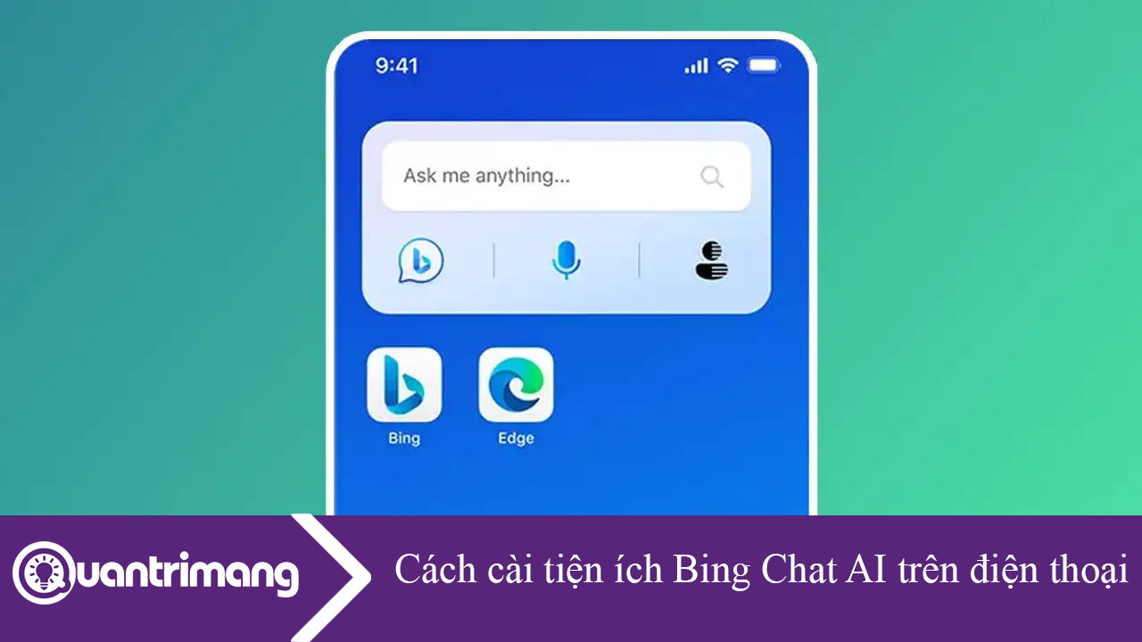 Cách cài tiện ích Bing Chat AI trên điện thoại