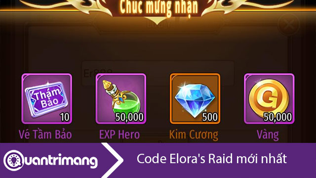 Code Elora's Raid Vận Mệnh Triệu Hồi mới nhất