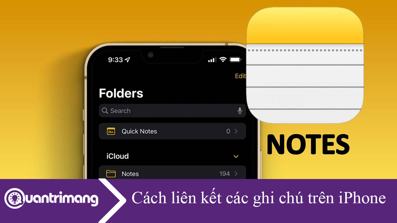 Cách liên kết các ghi chú với nhau trên iPhone