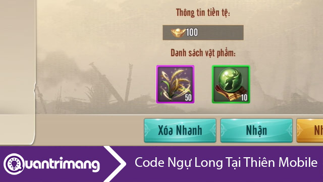 Code Ngự Long Tại Thiên Mobile mới nhất và cách nhập code