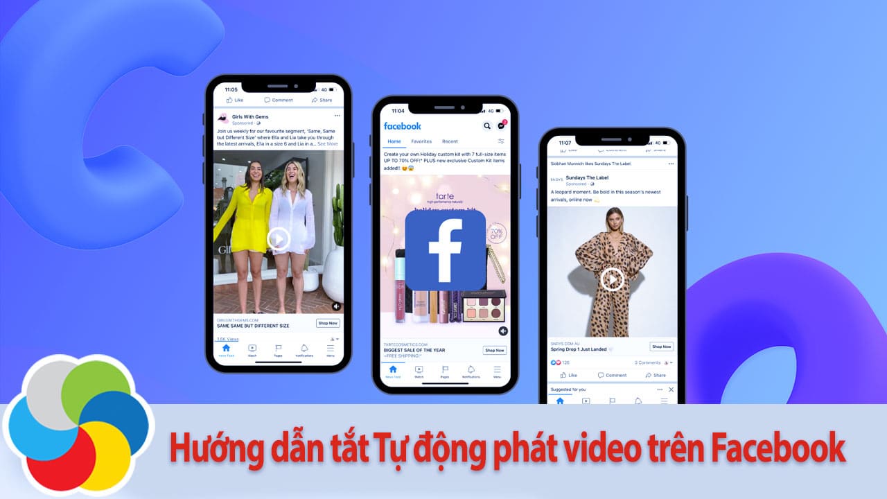 Hướng dẫn tắt Tự động phát video trên Facebook