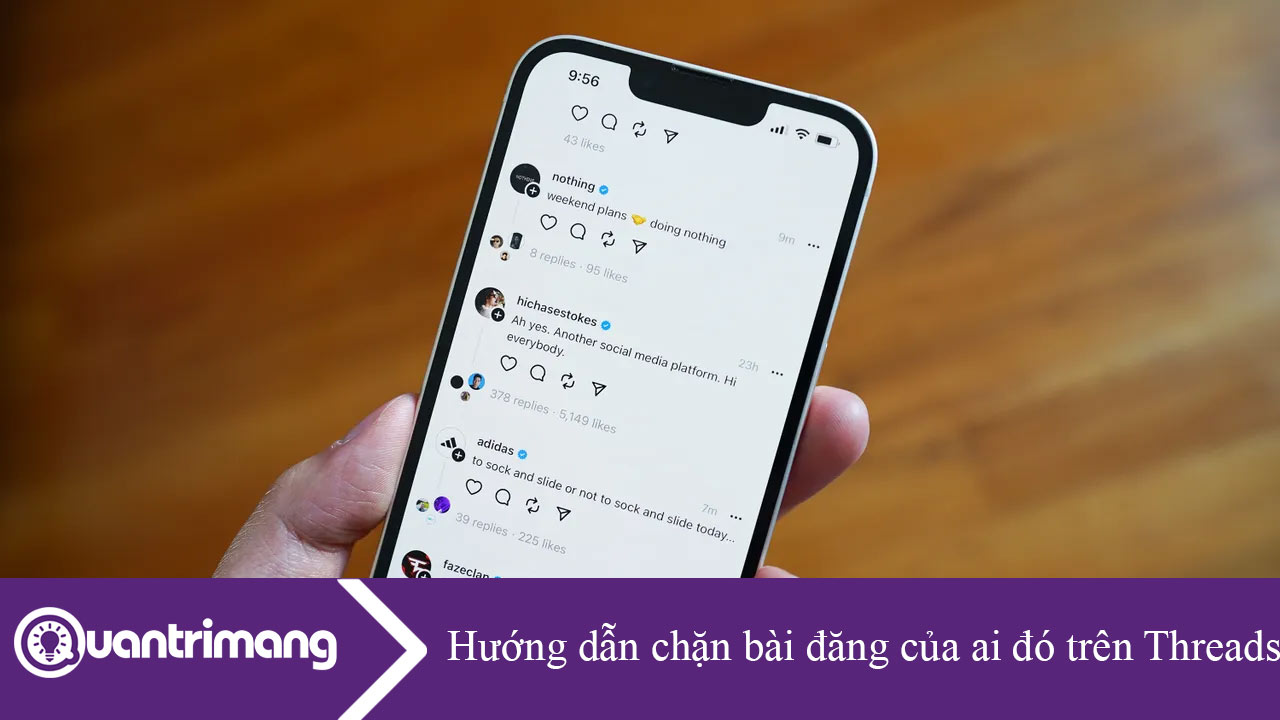 Hướng dẫn chặn bài đăng của ai đó trên Threads
