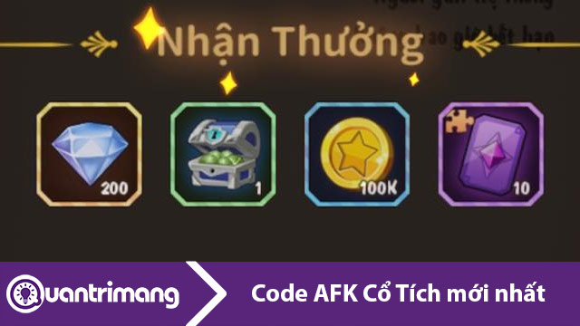 Code AFK Cổ Tích mới nhất, chuẩn nhất