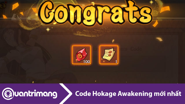 Code Hokage Awakening mới nhất
