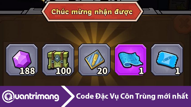 Code Đặc Vụ Côn Trùng mới nhất