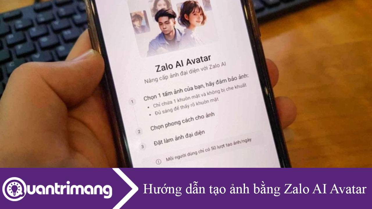 Cách tạo ảnh bằng Zalo AI Avatar đơn giản