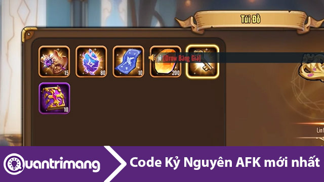 Code Kỷ Nguyên AFK, giftcode Kỷ Nguyên AFK