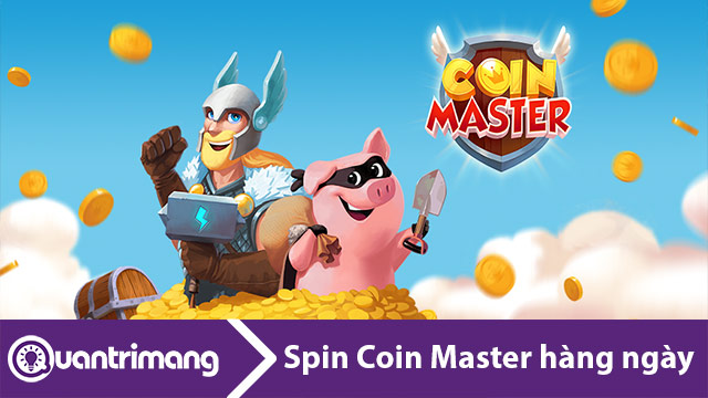 Các cách nhận Spin, code Coin Master