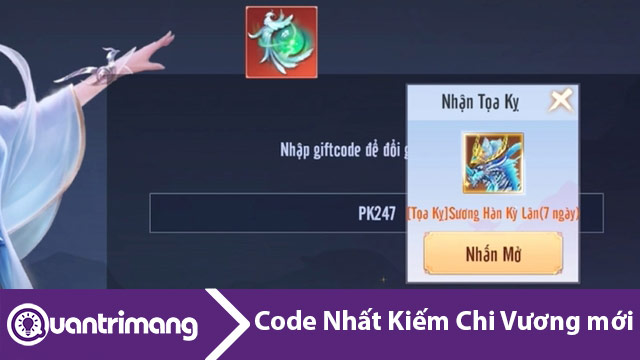 Code Nhất Kiếm Chi Vương mới nhất