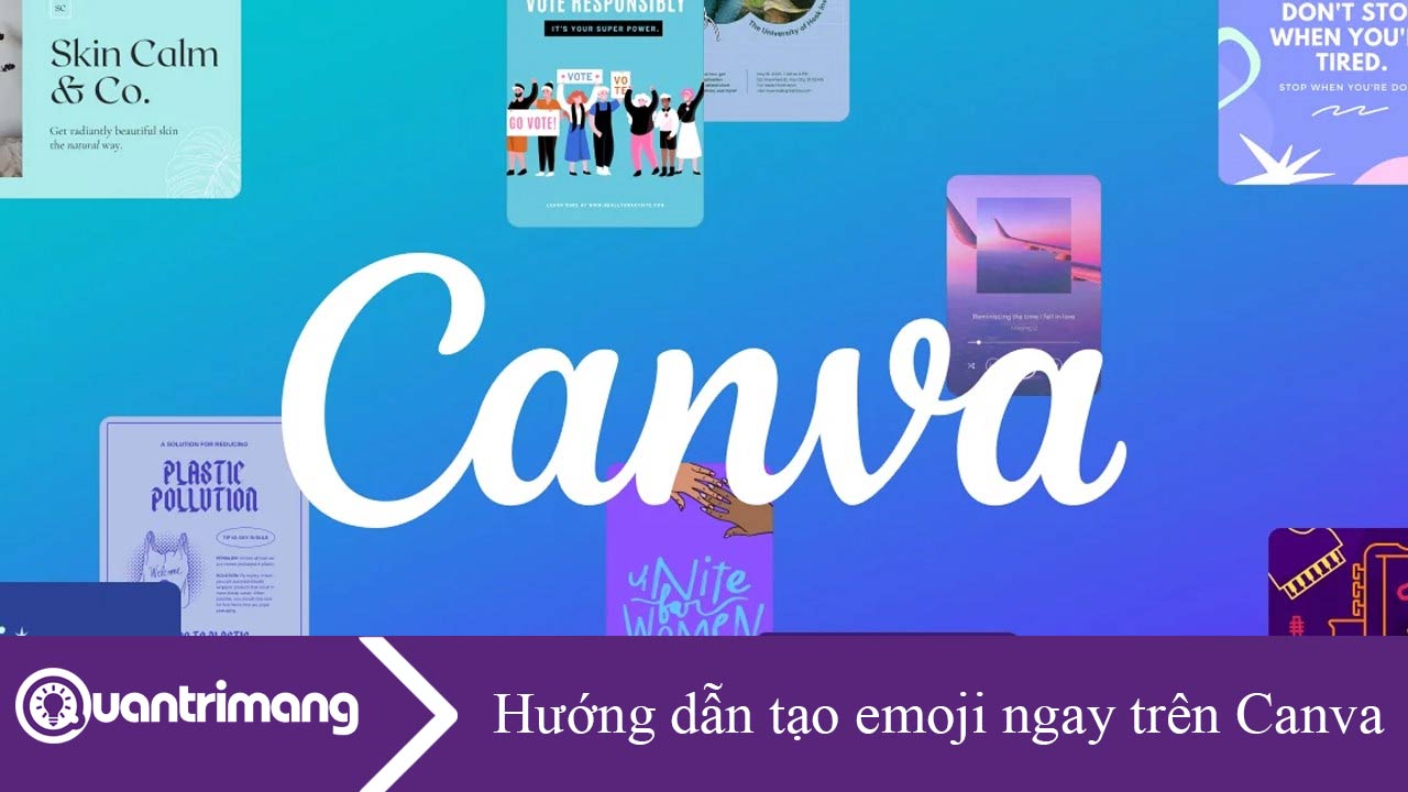 Hướng dẫn tạo emoji ngay trên Canva