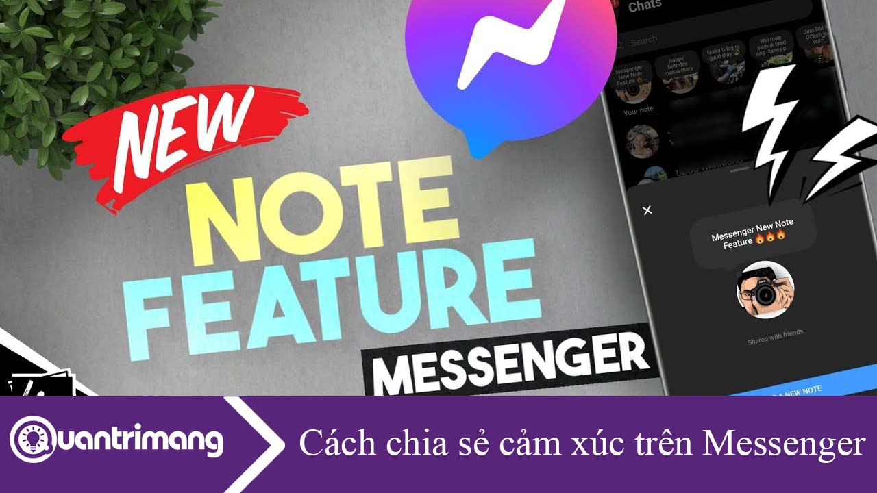 Cách chia sẻ cảm xúc trên Messenger