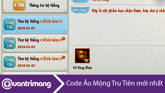 Code Ảo Mộng Tru Tiên mới nhất và hướng dẫn nhập code