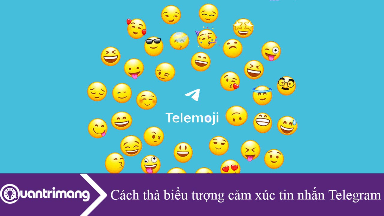 Cách thả biểu tượng cảm xúc tin nhắn Telegram