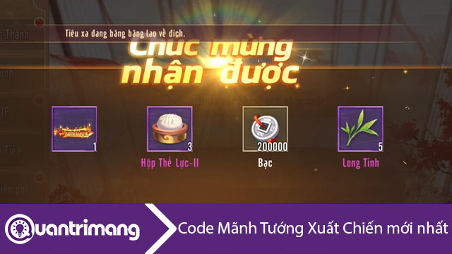 Code Mãnh Tướng Xuất Chiến mới nhất