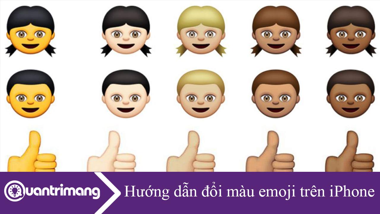 Hướng dẫn đổi màu emoji trên iPhone