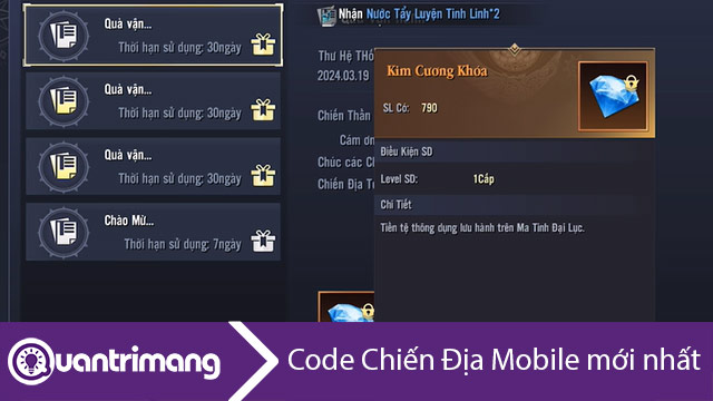 Code Chiến Địa mobile mới nhất và cách nhập code