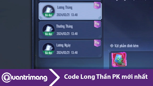 Code Long Thần PK mới nhất