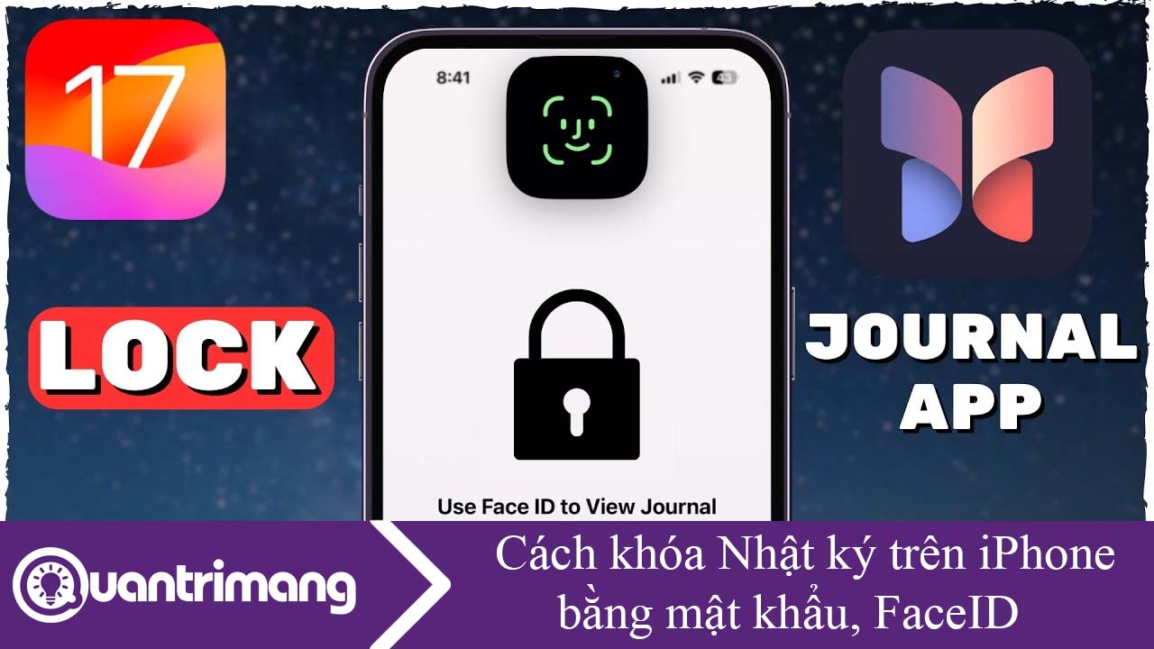 Hướng dẫn khóa Nhật ký trên iPhone bằng mật khẩu, FaceID
