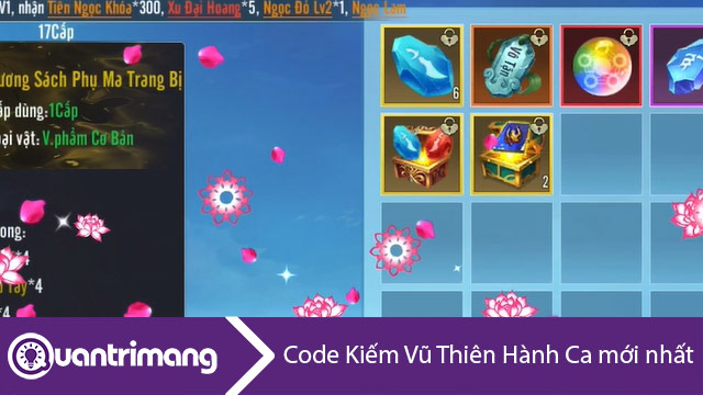 Code Kiếm Vũ Thiên Hành Ca mới nhất và cách nhập code 