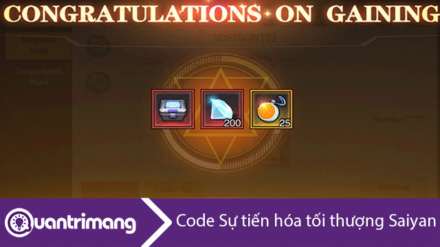 Code Sự tiến hóa tối thượng: Saiyan mới nhất và cách nhập code