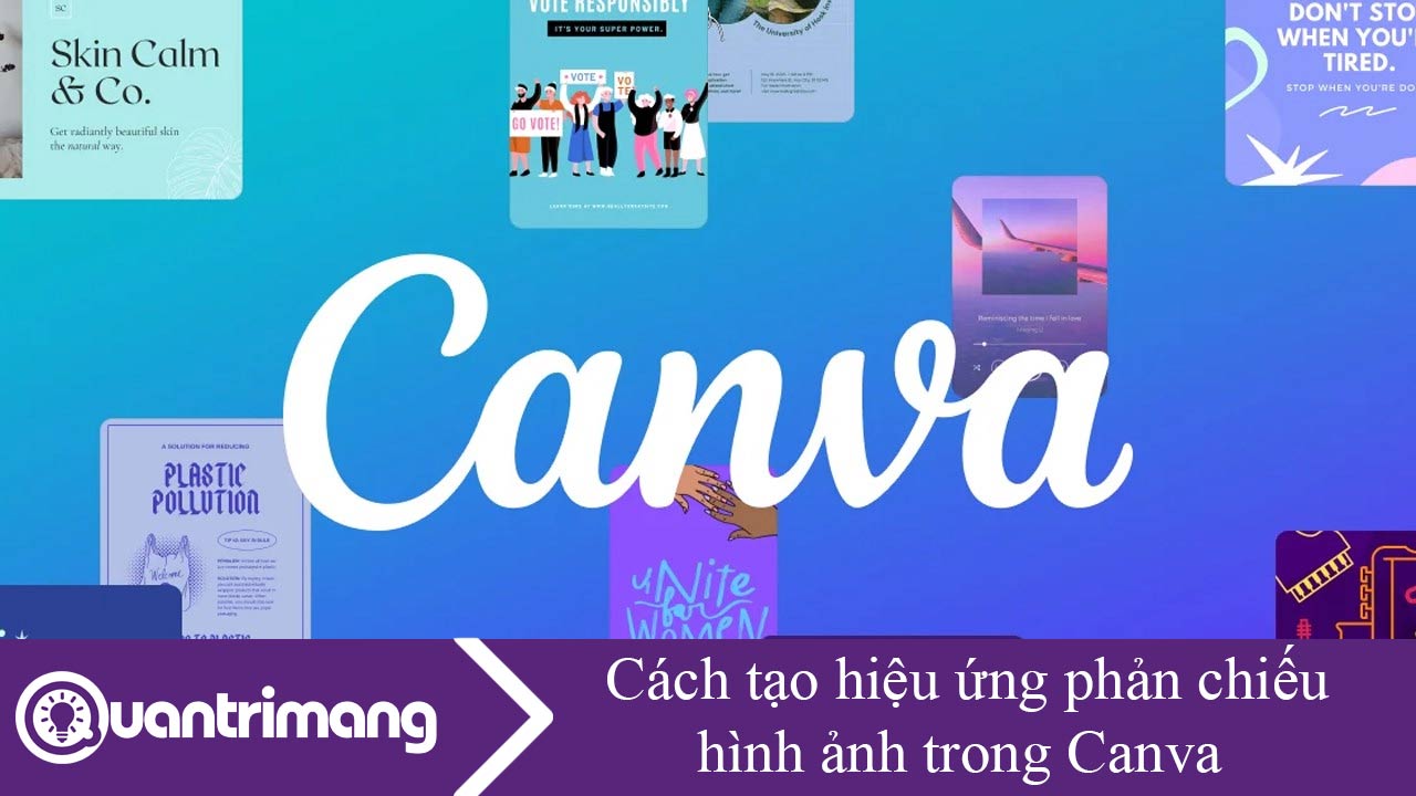 Cách tạo hiệu ứng phản chiếu hình ảnh trong Canva