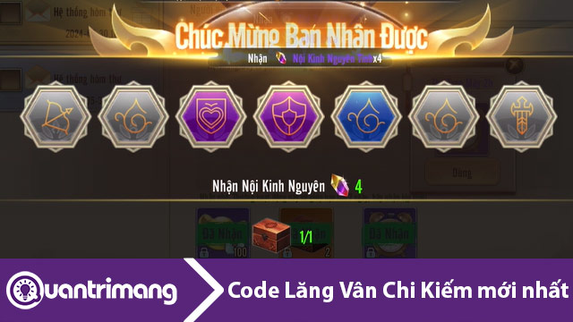 Code Lăng Vân Chi Kiếm mới nhất và cách nhập code