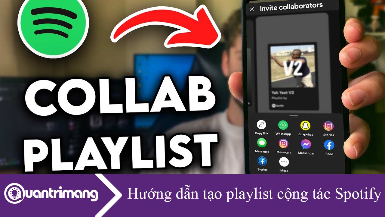 Hướng dẫn tạo playlist cộng tác Spotify