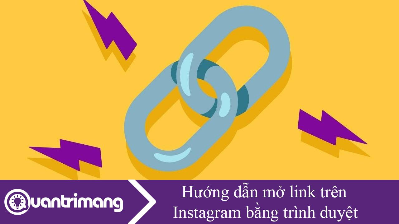 Hướng dẫn mở link trên Instagram bằng trình duyệt