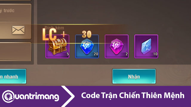 Tổng hợp code Trận Chiến Thiên Mệnh mới nhất và cách nhập code đổi thưởng