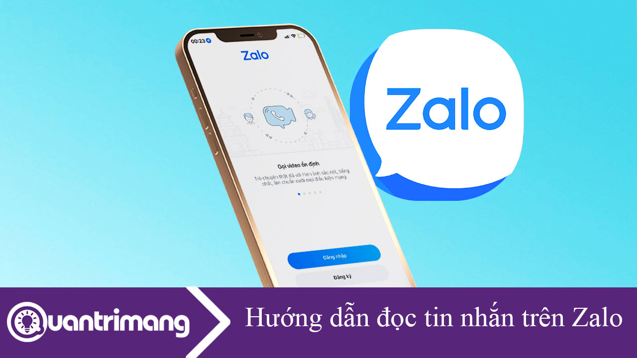 Hướng dẫn đọc tin nhắn trên Zalo