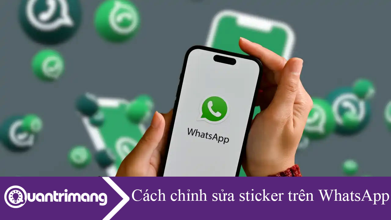 Cách chỉnh sửa sticker trên WhatsApp