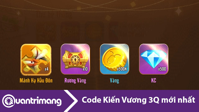 Code Kiến Vương 3Q Thế Hệ Mới mới nhất và cách nhập code