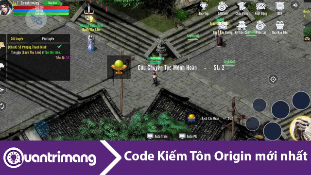 Cdoe Kiếm Tôn Origin mới nhất và cách nhập code