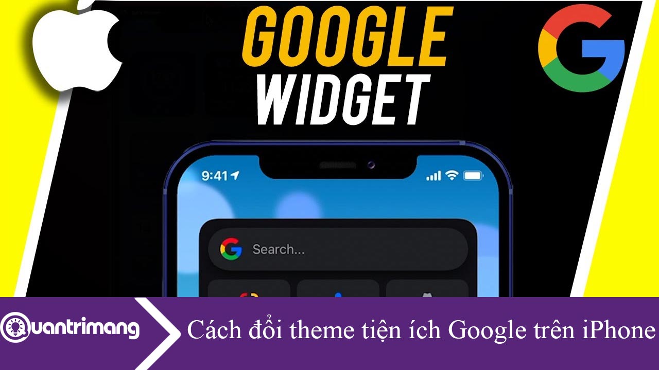 Cách đổi theme tiện ích Google trên iPhone