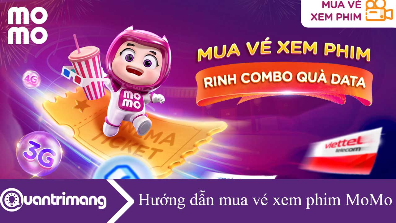 Hướng dẫn mua vé xem phim MoMo